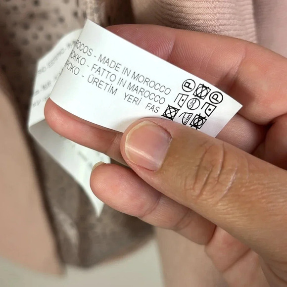 Zara Coat with lapel collar and long sleeves in dusty pink size XS - Picture 9 of 15